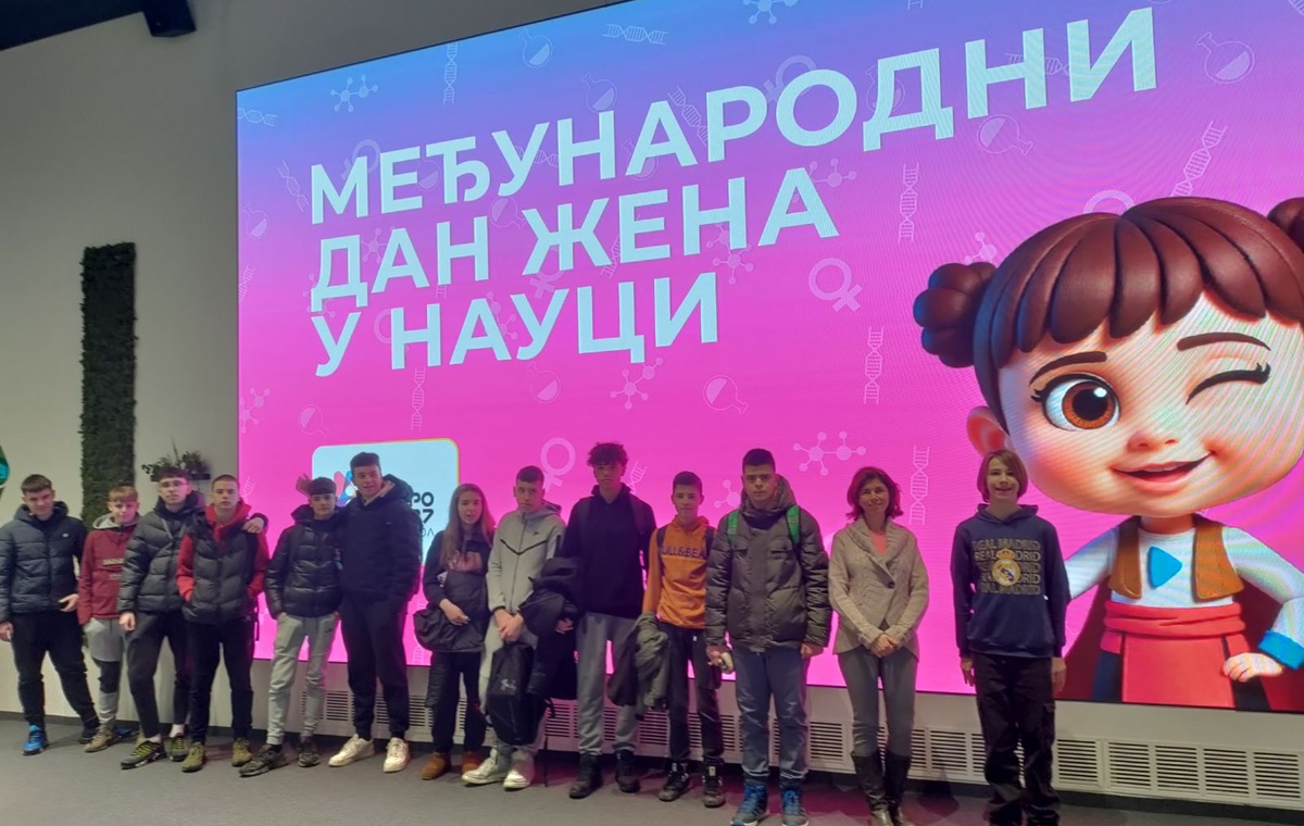 Učenici Gimnazije „Prestiž” posetili Sajam povodom Dana žena u nauci